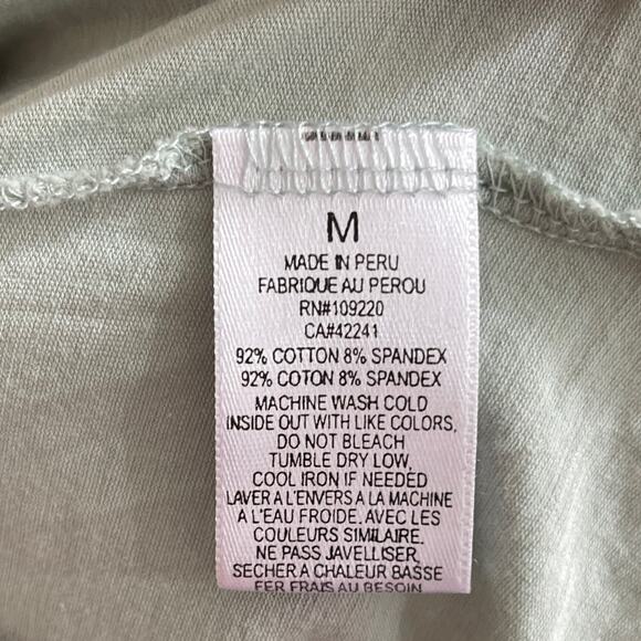 00s BEN AND LUCIA Vintage Green Mock Neck Half Sleeve Tunic - Picture 4 of 7